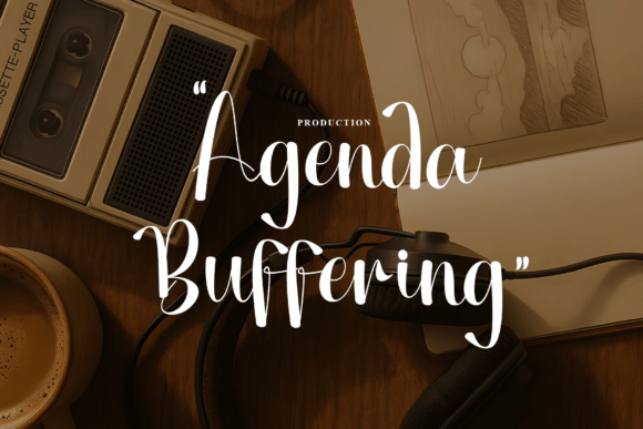 Agenda Buffering: A Modern Script Typeface Review