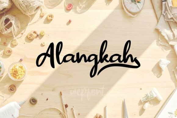Alangkah Font Review: Elegant Script for Designers
