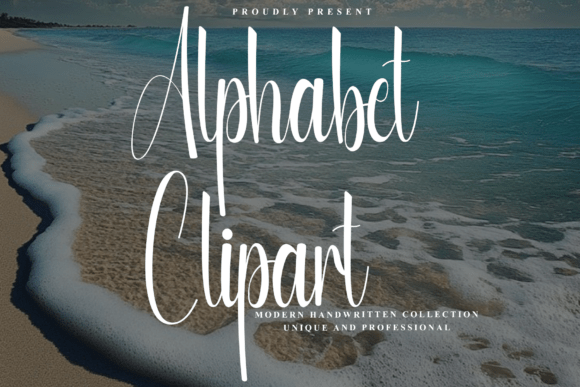 Alphabet Clipart: An Elegant Typeface for Editorial Design