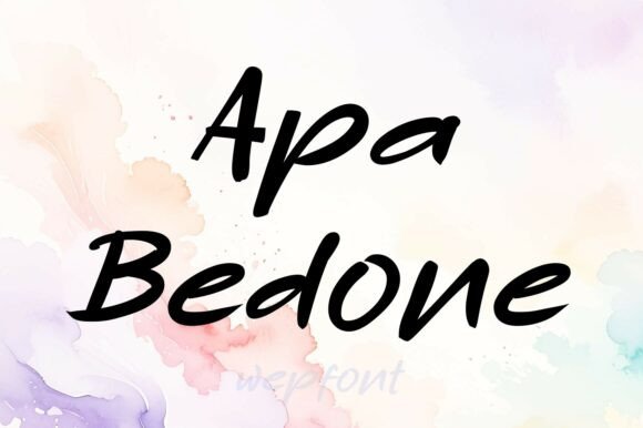 Apa Bedone Font for Expressive Web Design