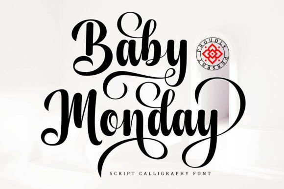 Baby Monday Font: Elegant Script for Designers