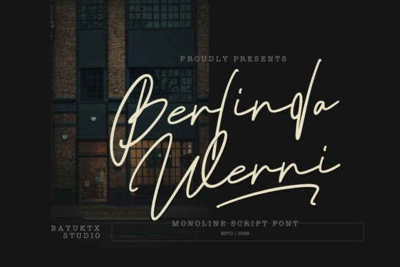 Berlinda Werni: The Elegant Script Font for Branding