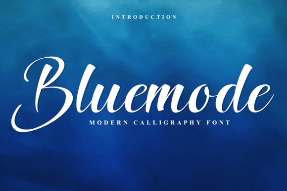 Bluemode: A Sophisticated Script Font for Modern Brands