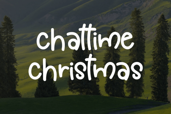 Chattime Christmas Font for Elegant Crafts