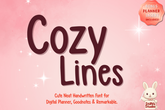 Cozy Lines: A Neat Handwritten Typeface for Modern Brands