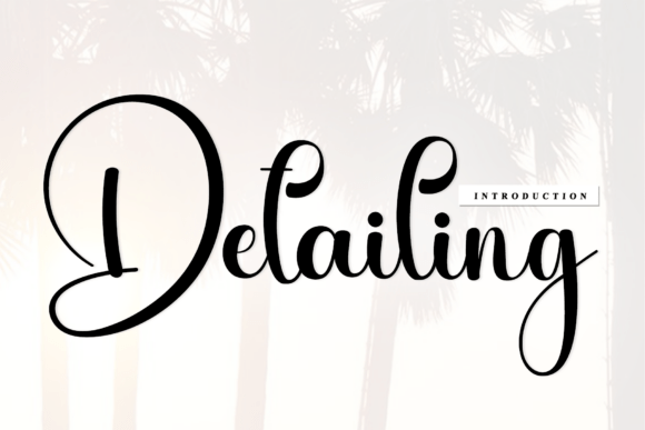 Detailing Font for Modern Web Design