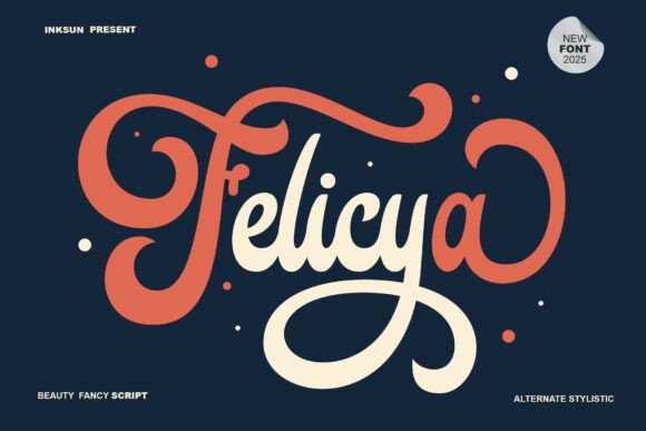 Felicya: A Script Handwritten Font for Editorial Design