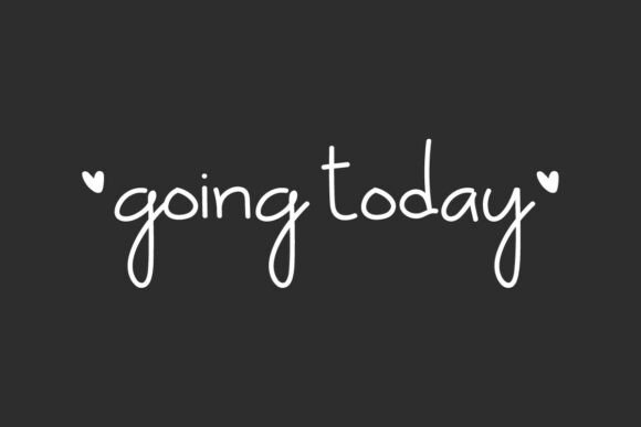 Going Today Font for Small Business Branding