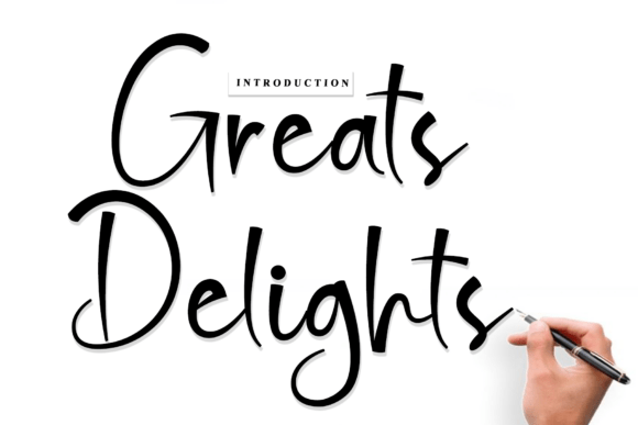 Greats Delights: A Script Font for Elegant Branding