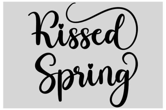 Kissed Spring Font for Modern Branding