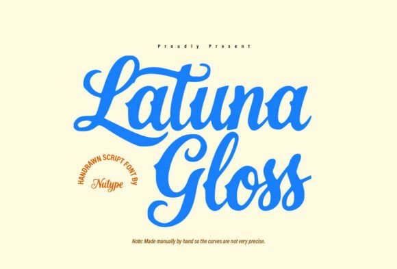 Latuna Gloss: A Script Typeface for Digital Design