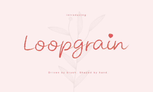 Loopgrain Font Review for Elegant Branding