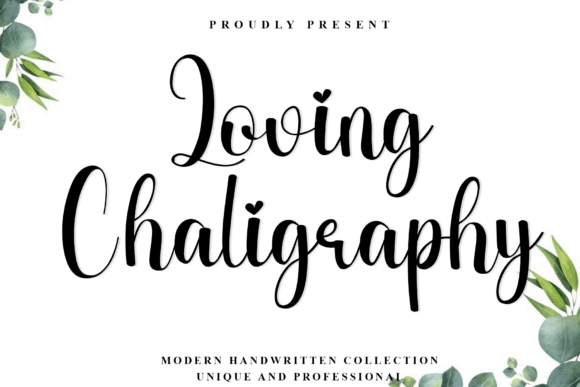 Loving Chaligraphy Font for Elegant Business Branding