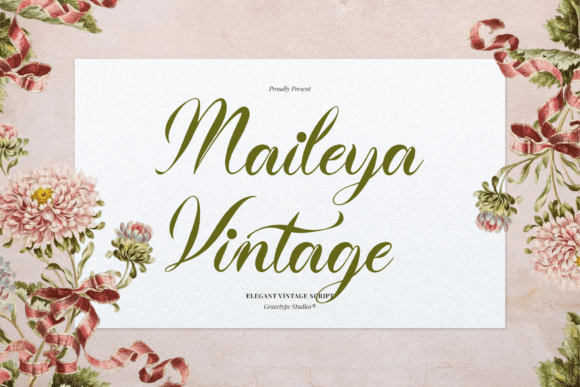 Maileya Vintage: The Script Typeface for Modern Brands