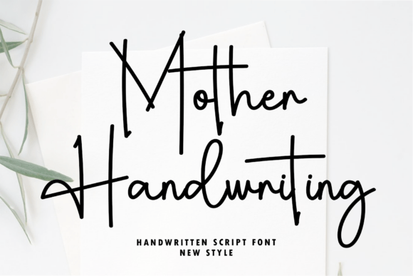 Mother Handwriting Font: Elegant Script for Designers