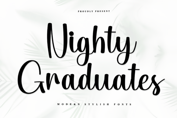 Nighty Graduates Font for High-Impact Campaigns