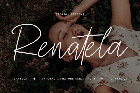 Renatela: A Bold Script Font for Editorial Design