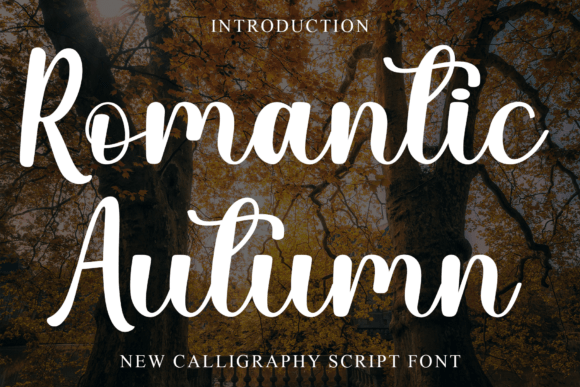 Romantic Autumn Font for Elegant Branding