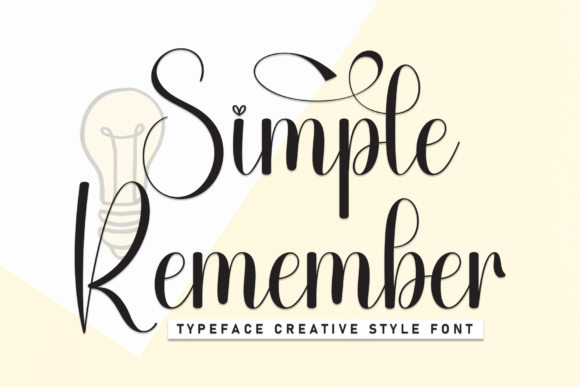 Simple Remember: A Warm Script Handwritten Typeface