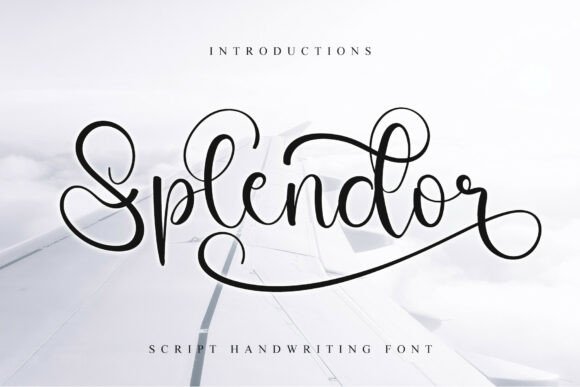 Splendor Font: Elegant Script for Editorial Design