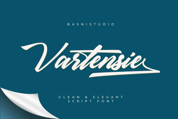 Vartensie: A Clean Elegant Script Font for Branding